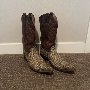 Forastero Alligator Print Cowboy Boots Men’s Size 10
